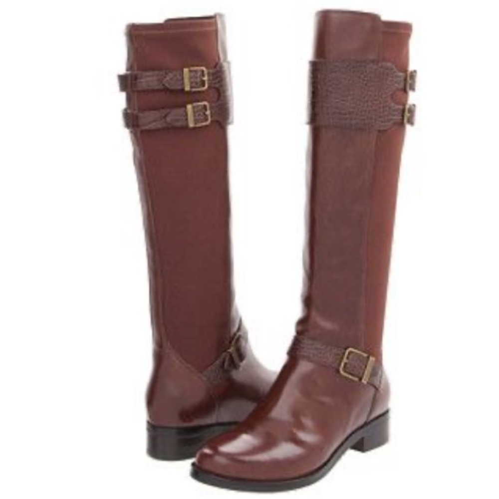 Cole Haan Women's Tennley Buckle Knee-High Boots